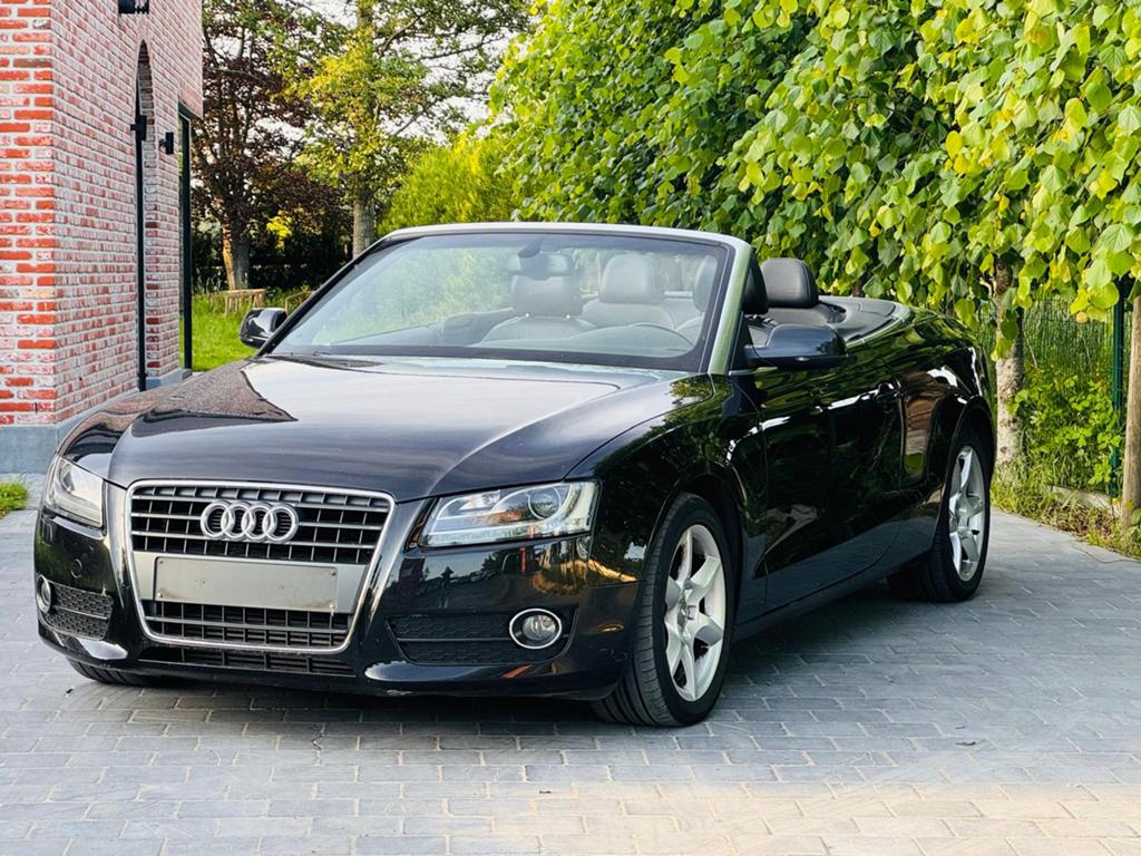 Audi A5 Cabrio, Auto's, Audi, Voorwielaandrijving, Zwart, Cabriolet, Zwart