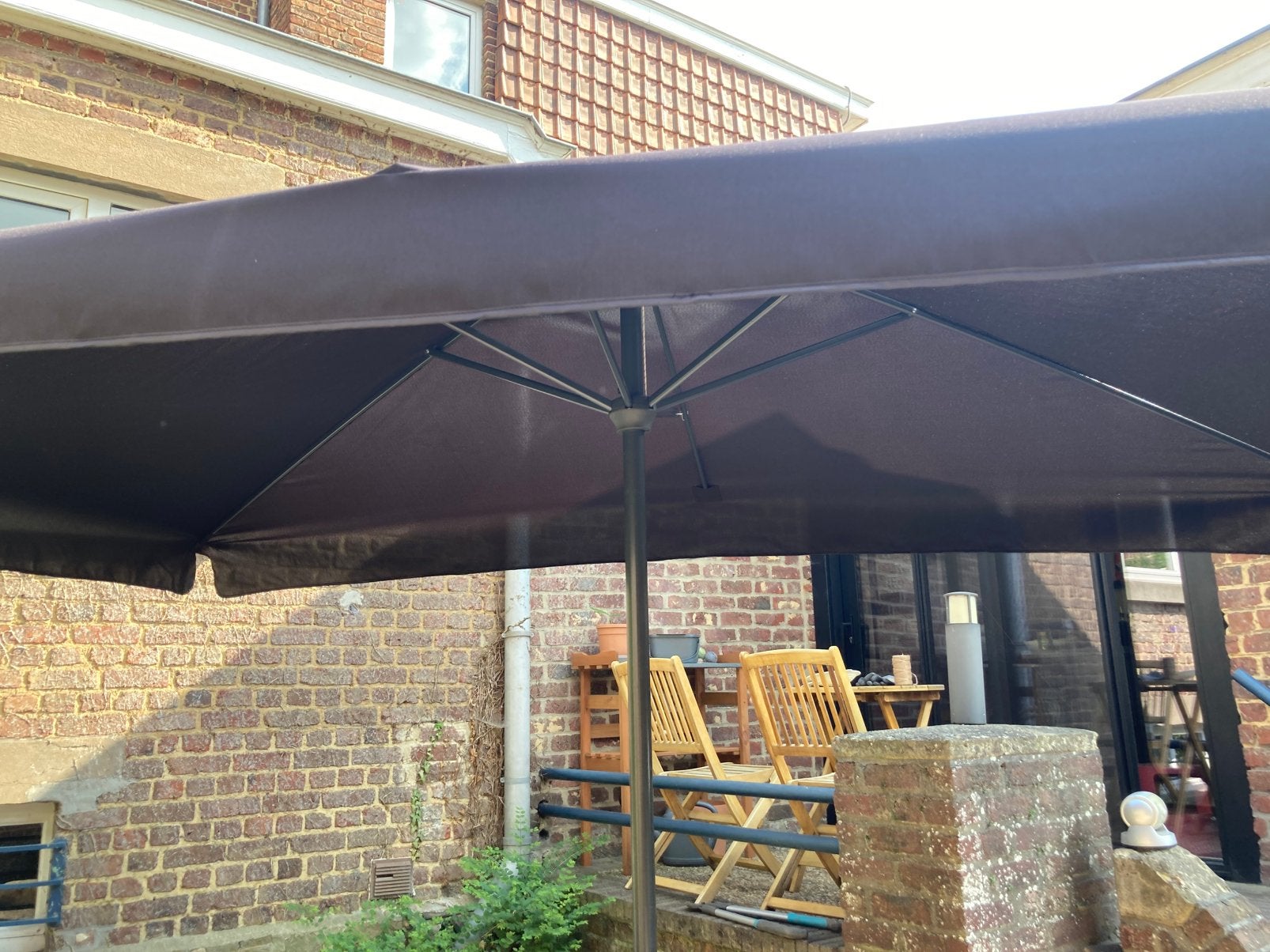 Parasol, Tuin en Terras, Ophalen, Gebruikt, 2 tot 3 meter, Stokparasol