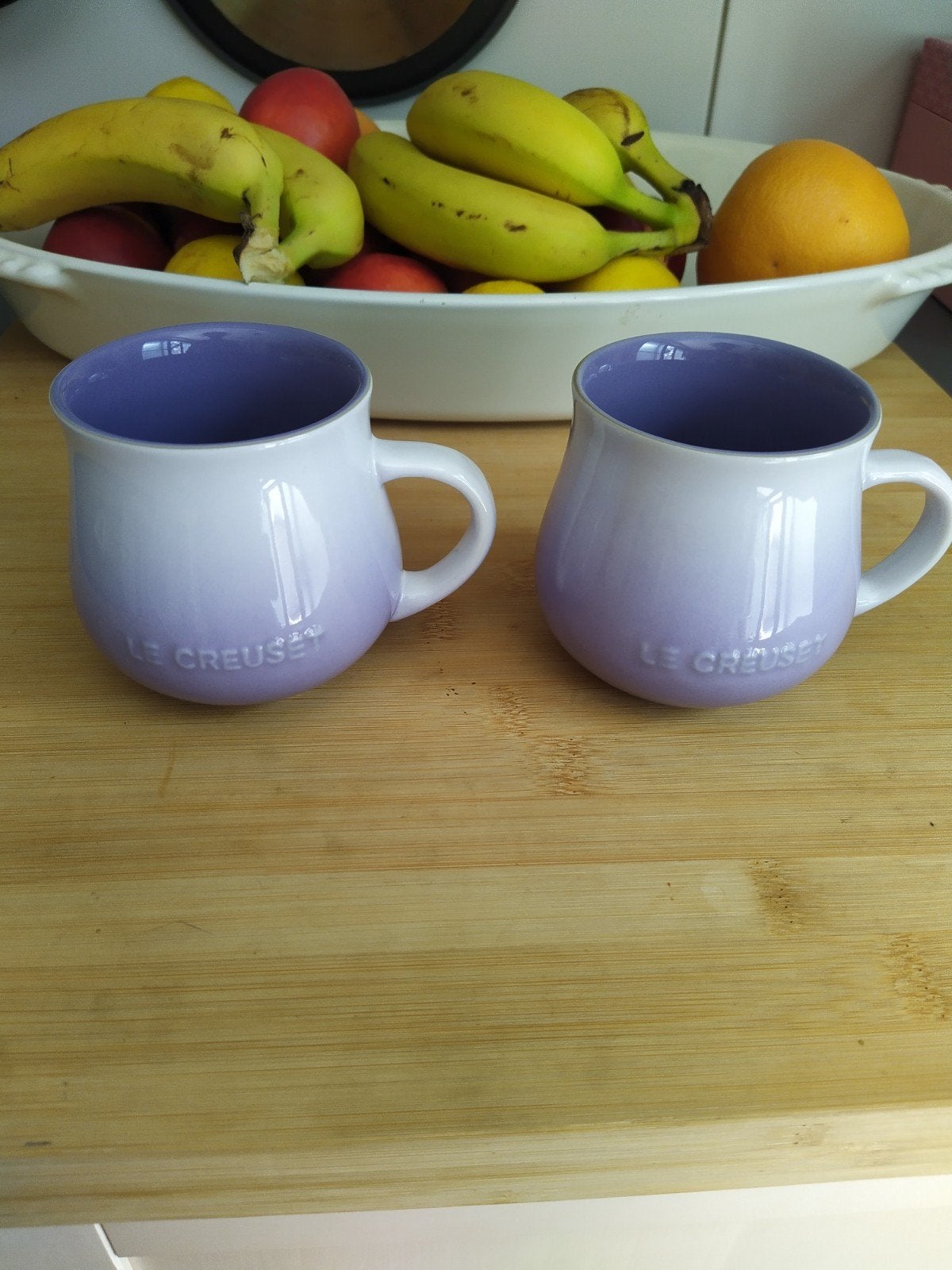 Le Creuset 2 mokken 320ml, Huis en Inrichting, Keuken | Servies, Ophalen