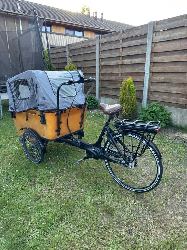 Elektrische bakfiets Vogue met Bafang motor, Ophalen, Zo goed als nieuw