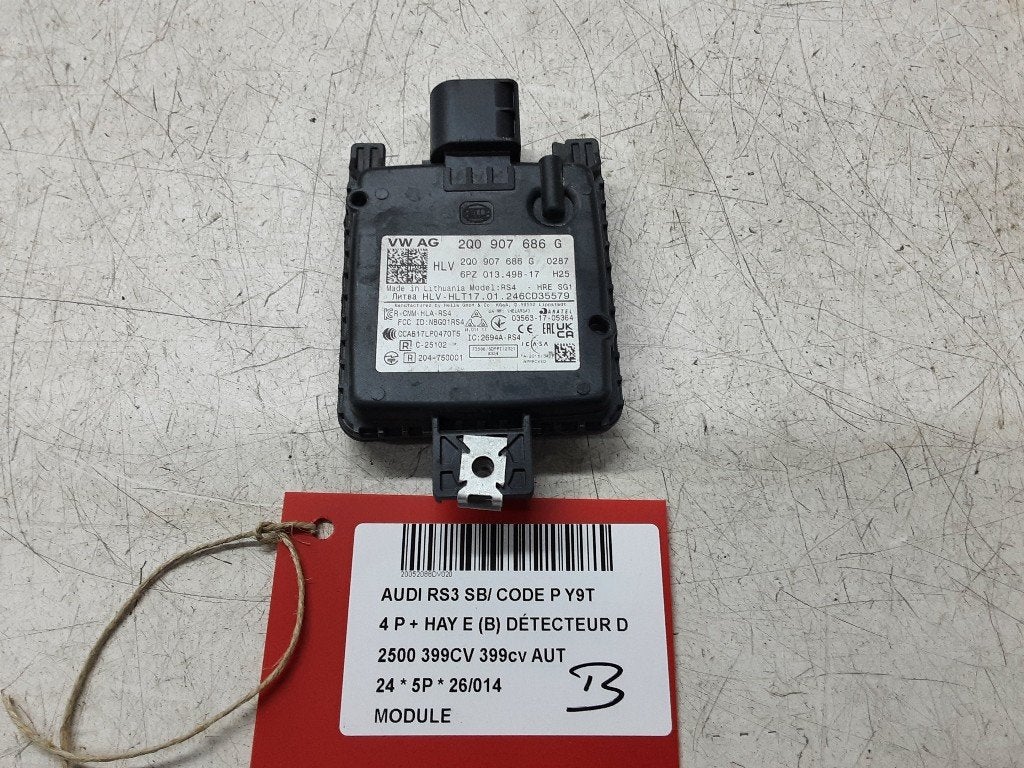 UNITE ELECTRONIQUE Audi RS 3 Sportback (8YA) (2Q0907686G), Auto-Union-Straße  1,
85057  Ingolstadt, DE, Info@audi.de, Audi, Utilisé