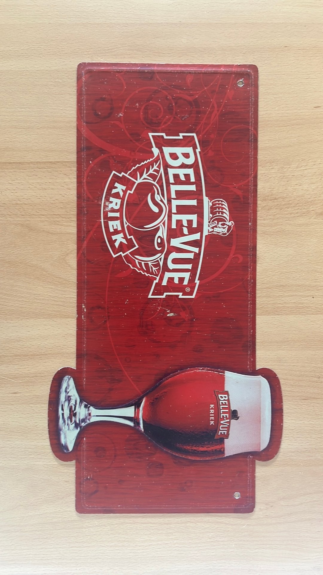 Retro Kriek wandbord, Antiek en Kunst, Ophalen