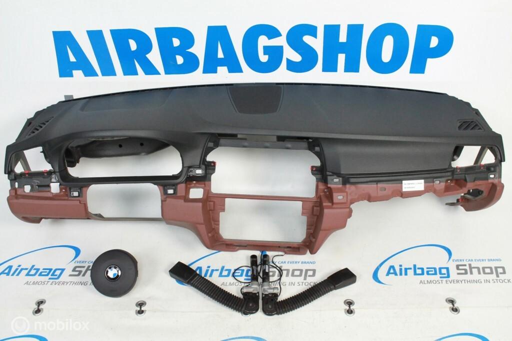 Airbag set - Dashboard M zwart bruin speaker BMW 5 serie F10, Autos : Pièces & Accessoires, Tableau de bord & Interrupteurs, Utilisé