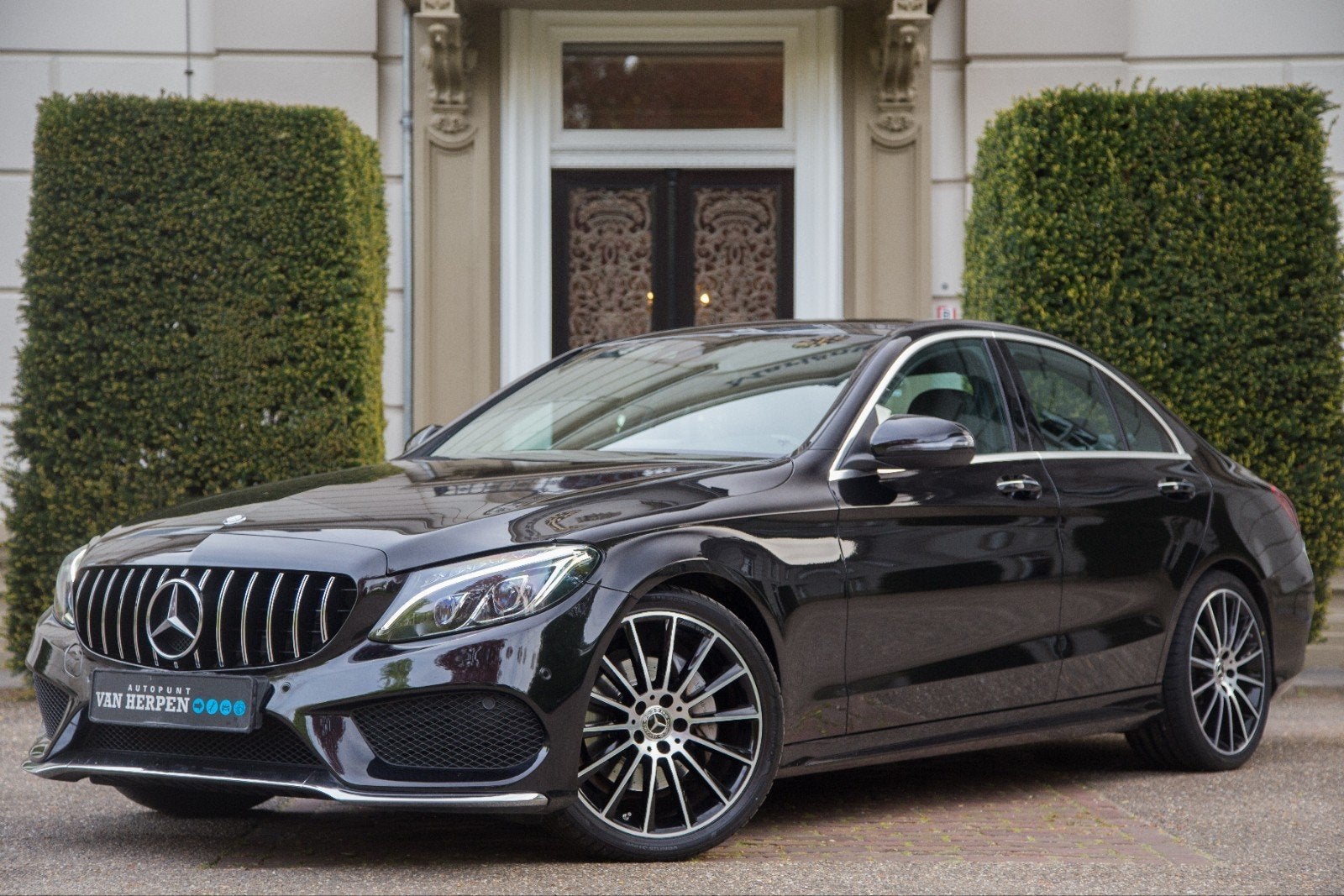 Mercedes benz C220 CDI AMG-line 9-traps, Cuir, Achat, Euro 6, Entretenue par le concessionnaire