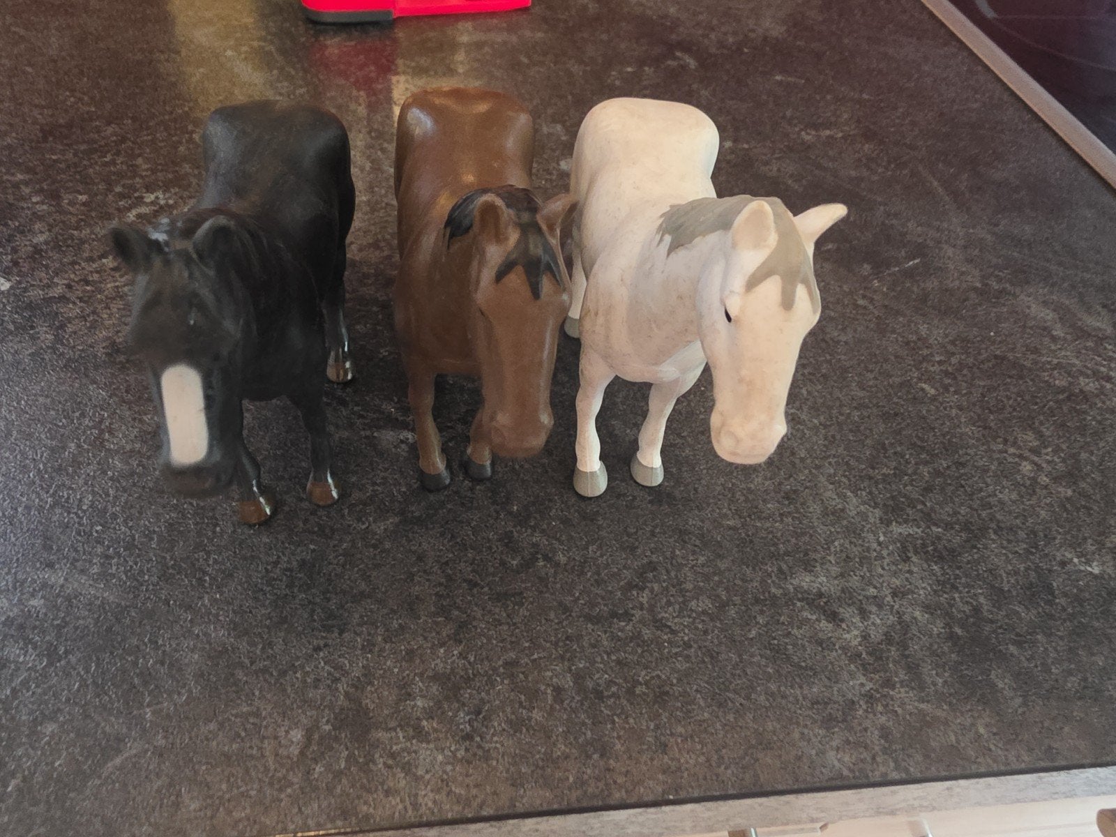 Set van 3 Bruder paarden, Ophalen