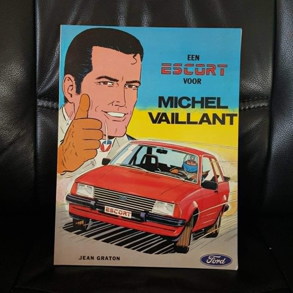 " Een ESCORT voor MICHEL VAILLANT ", Jean Graton, Eén stripboek, Ophalen of Verzenden, Zo goed als nieuw
