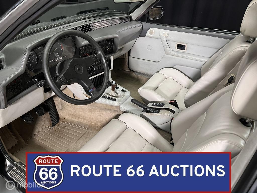 BMW M6 | 1987 | Route 66 Auctions, Auto's, Zwart, Bedrijf, Handgeschakeld, Overige carrosserie