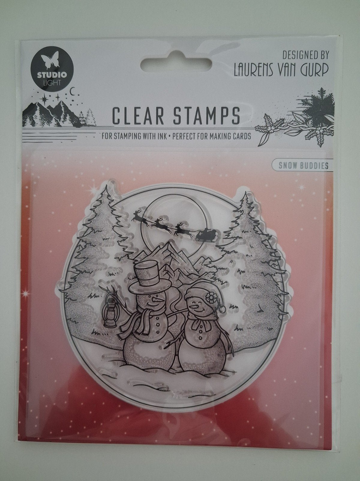 Stempelset - Studio Light - Snow Buddies, Hobby en Vrije tijd, Stempelen, Ophalen