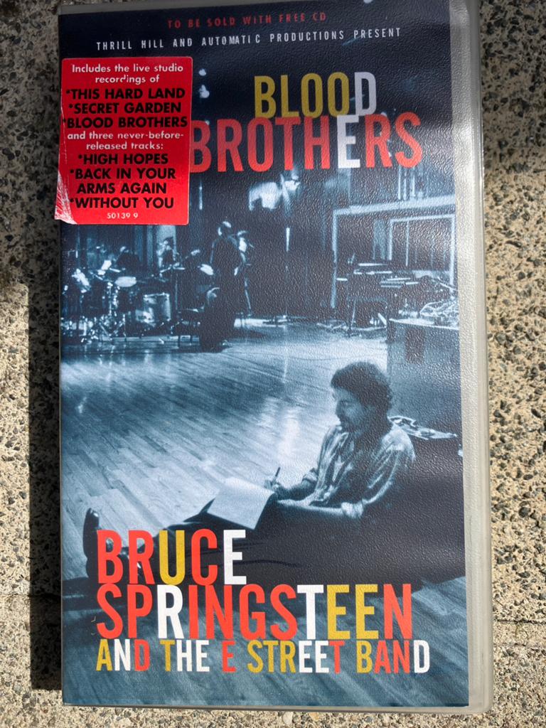 Video + cassettebanden Bruce Springsteen, Ophalen of Verzenden, Zo goed als nieuw