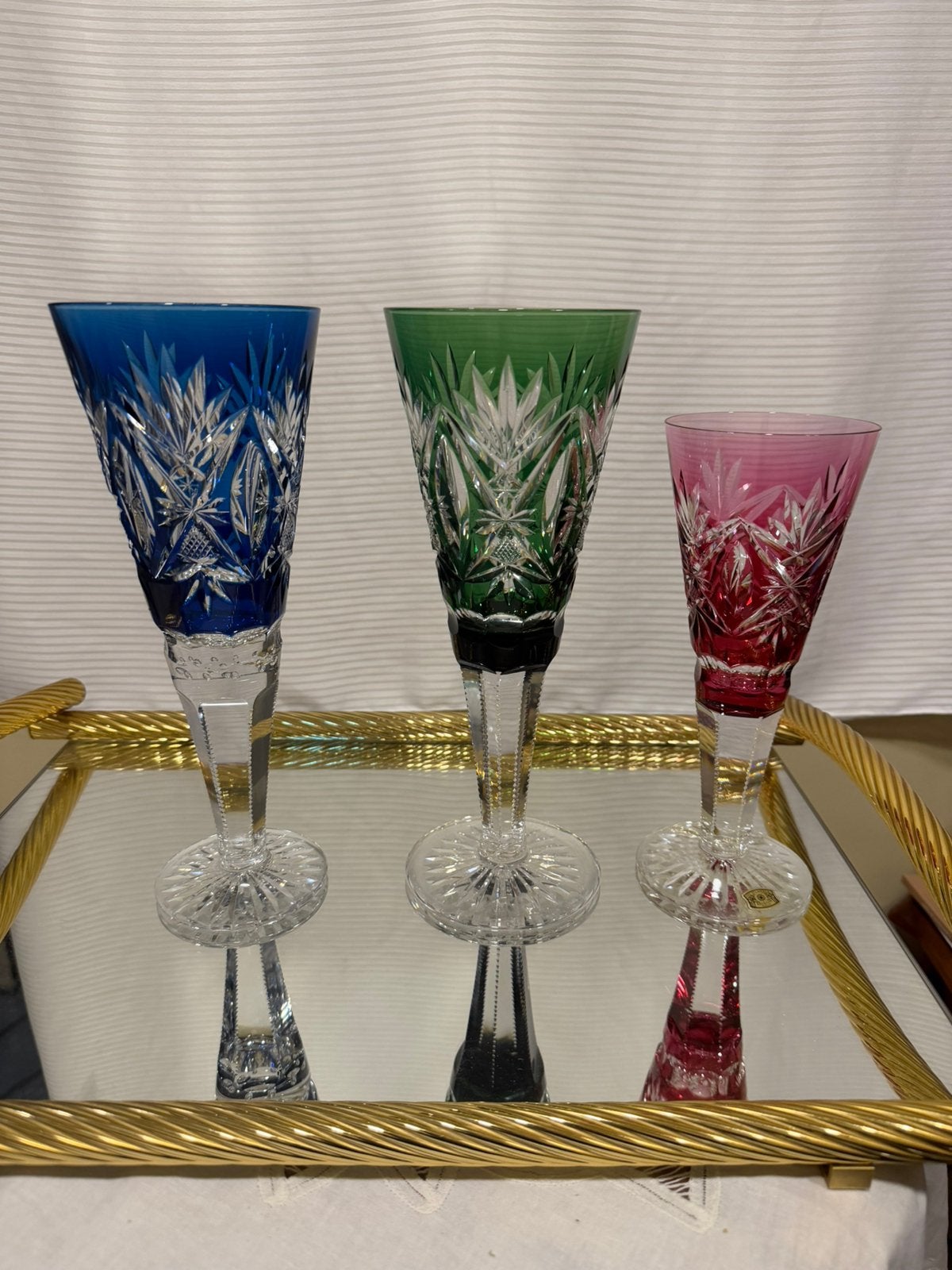 Val Saint Lambert coupe mariage, Ophalen