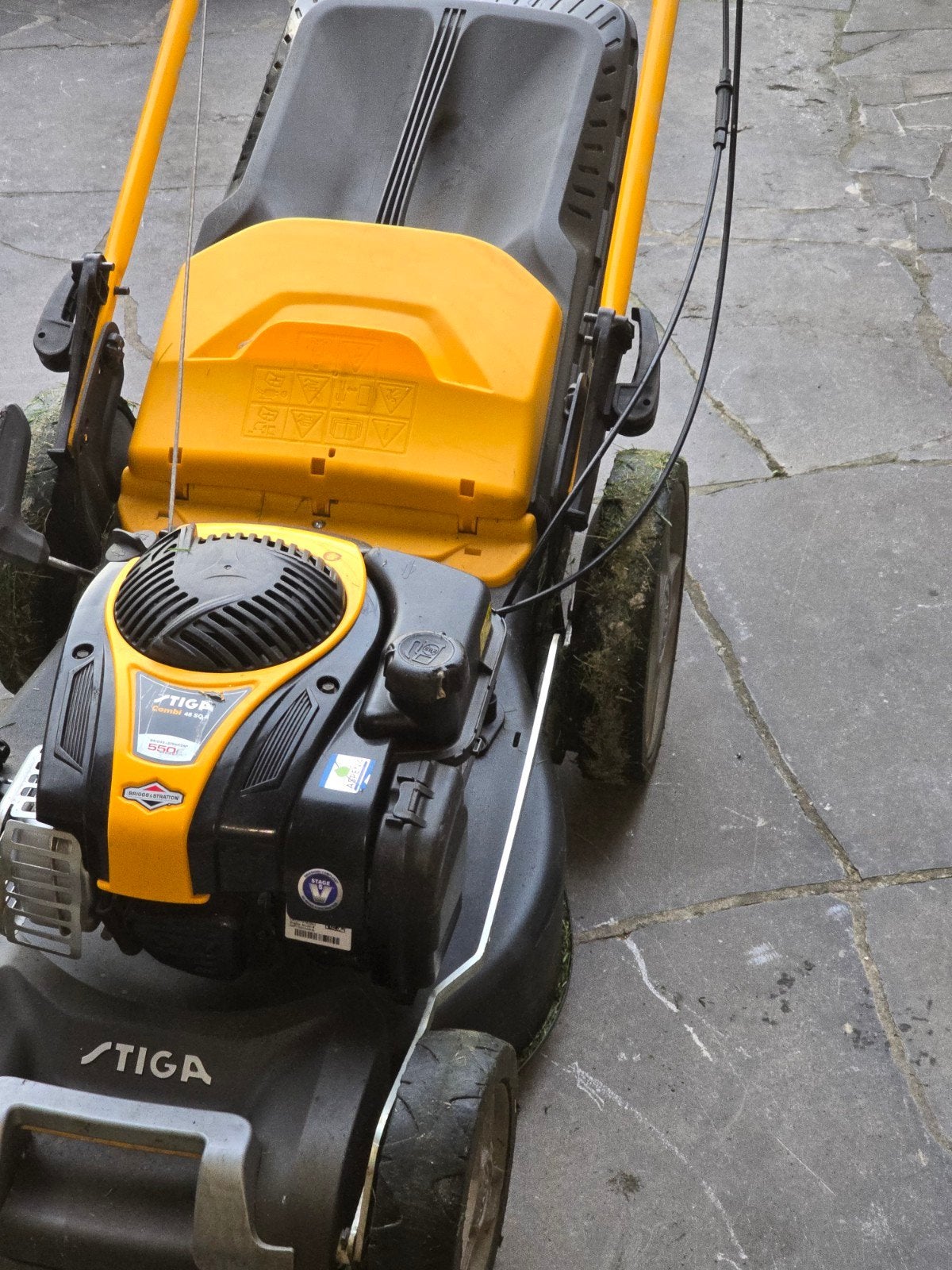 tondeuse à gazon à essence Stiga, Enlèvement, Comme neuf, 40 à 49 cm, Stiga / briggs n stratton