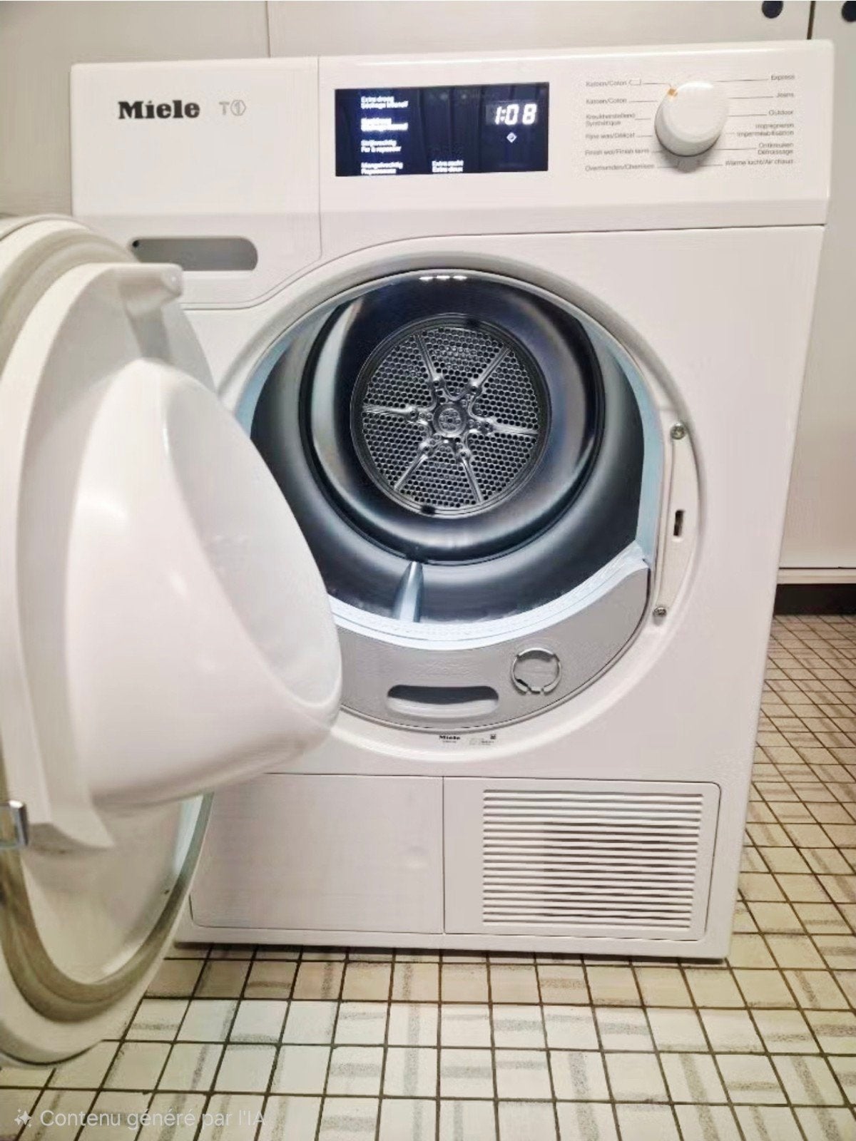 Miele T1 seche linge pompe à chaleur  A+++ 8kg, Elektronische apparatuur, Droogkasten