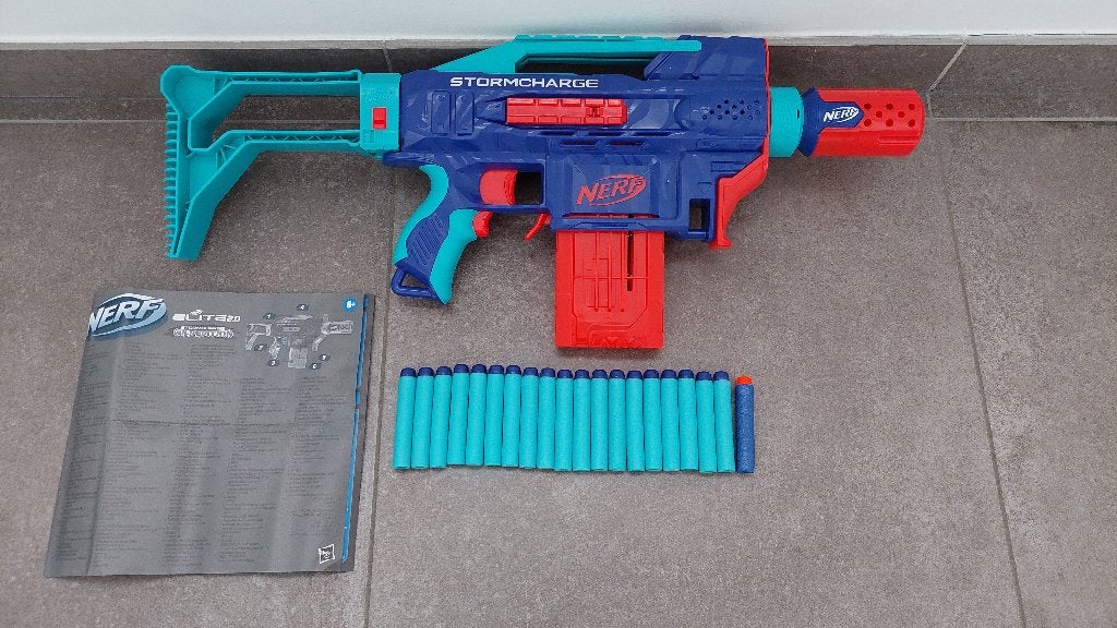 NERF Elite 2.0 Stormcharge speelgoedgeweer, Ophalen, Gebruikt