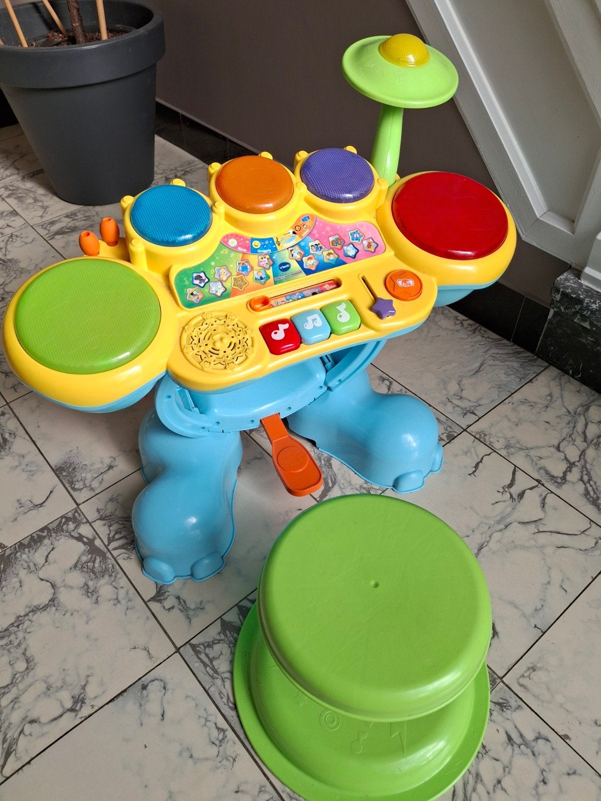 vtech drumstel, Ophalen, Zo goed als nieuw