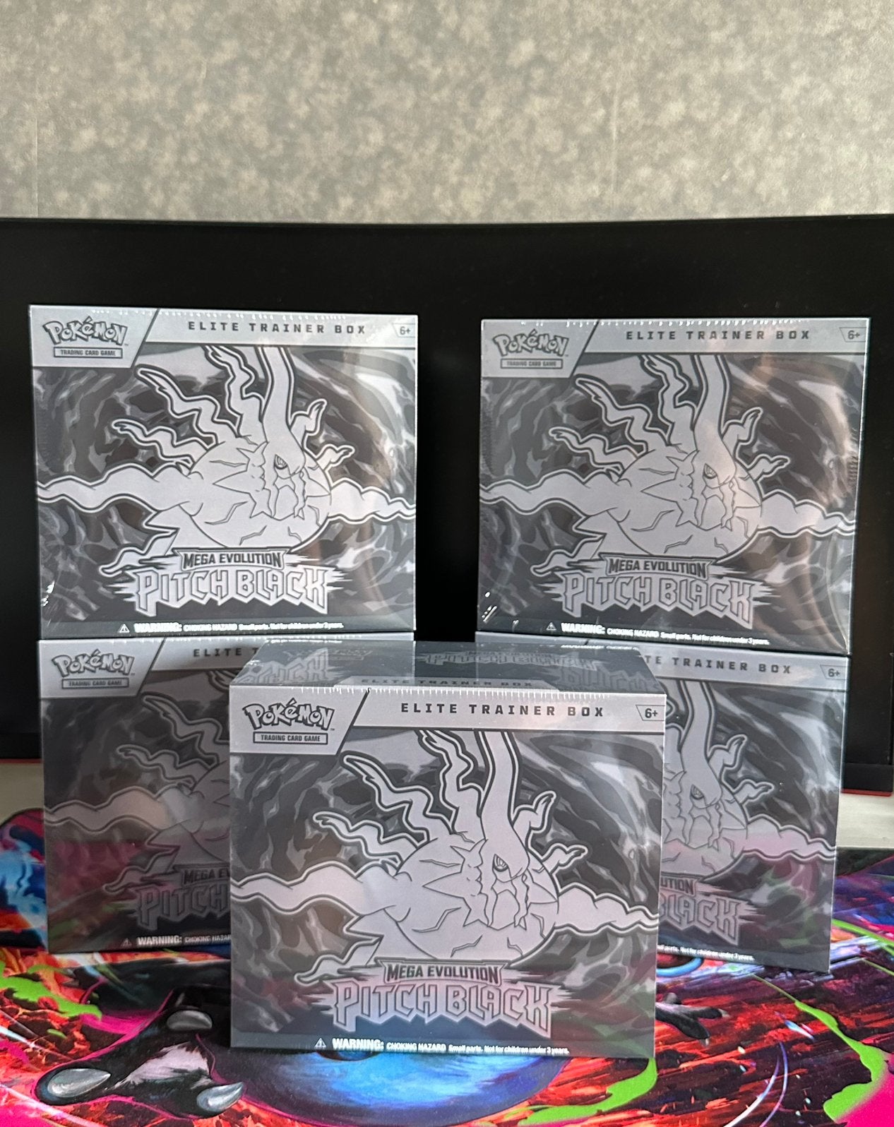 Pokémon TCG Mega Evolution: Pitch Black Elite Trainer Box, Ophalen of Verzenden, Zo goed als nieuw