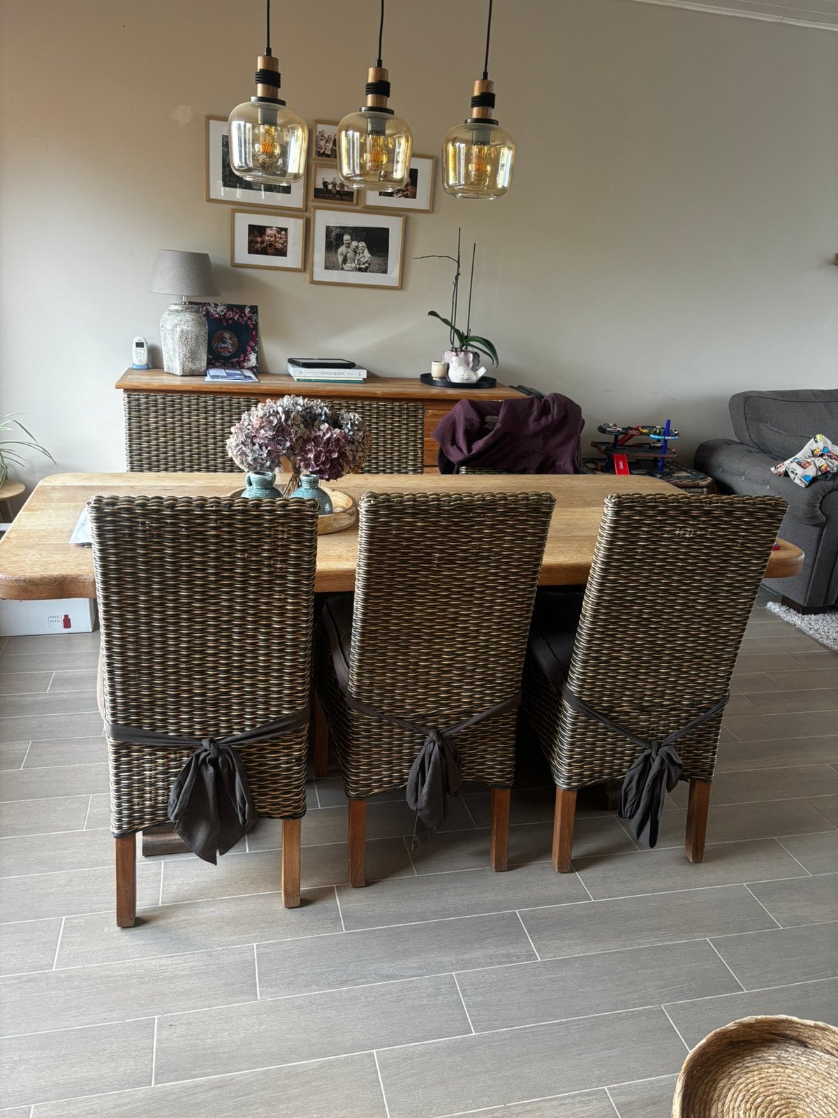 Kloostertafel  eik, Huis en Inrichting, Ophalen, Zo goed als nieuw