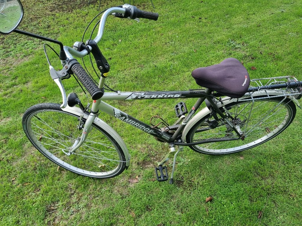 Herenfiets Cambridge Trekking., Gebruikt, Velgrem, Versnellingen, 53 tot 57 cm