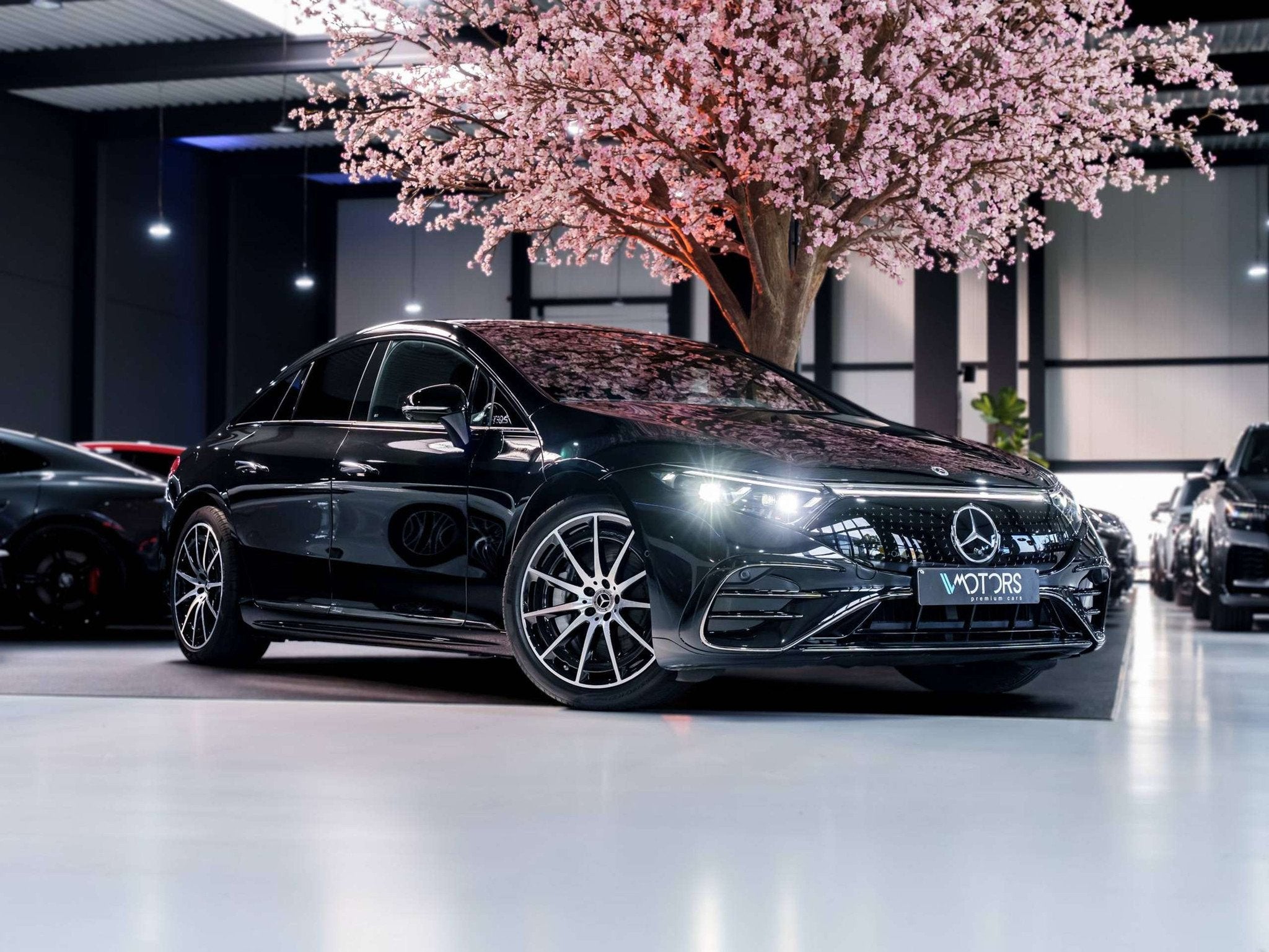 Mercedes-Benz EQS EQS 580 4-Matic - AMG - Achterasbesturing, Auto's, Gebruikt, Zwart, Leder, EQS