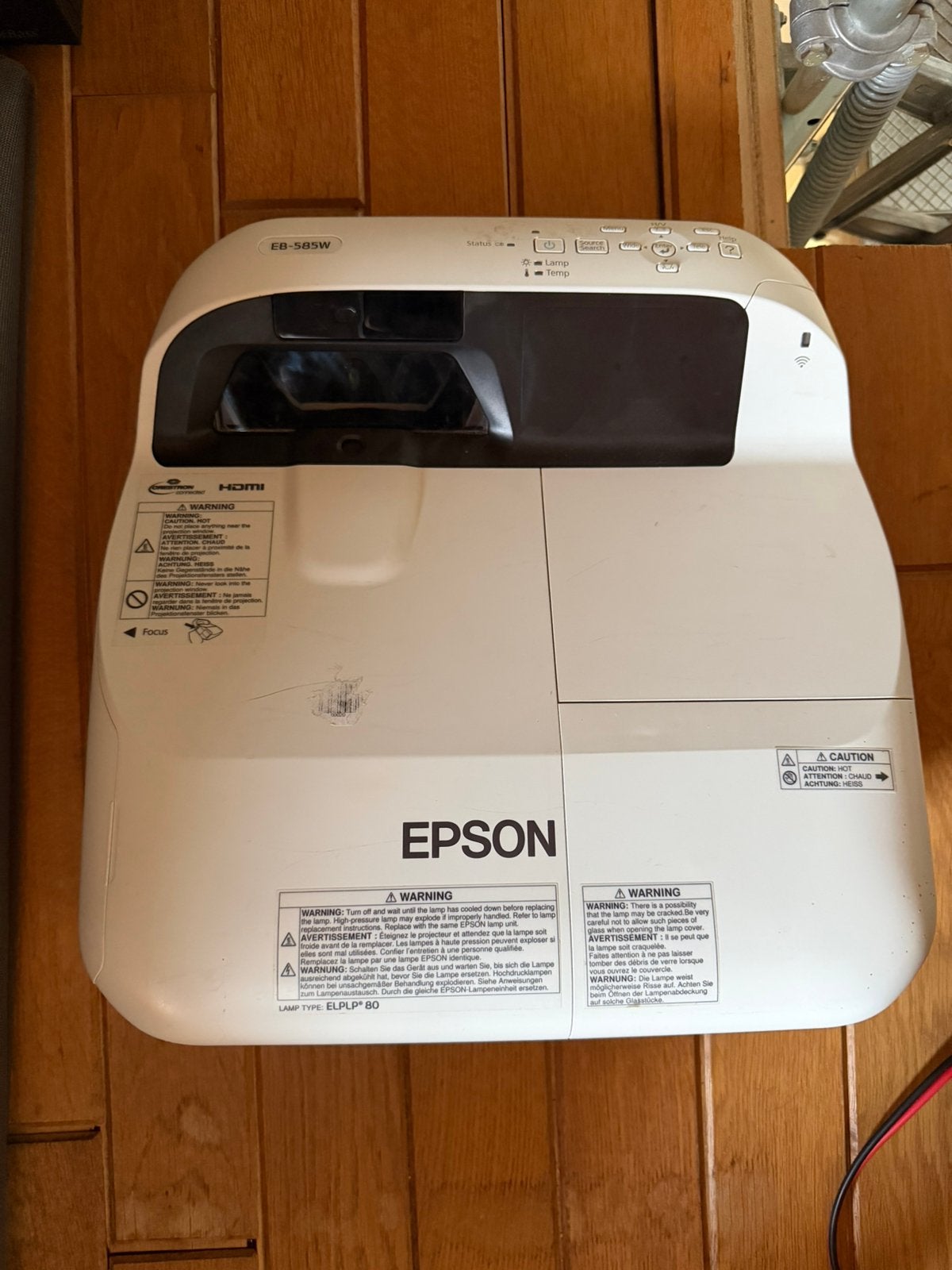 Epson Beamer EB 585W + EB 475W, TV, Hi-fi & Vidéo, Projecteurs vidéo, Enlèvement ou Envoi, Utilisé