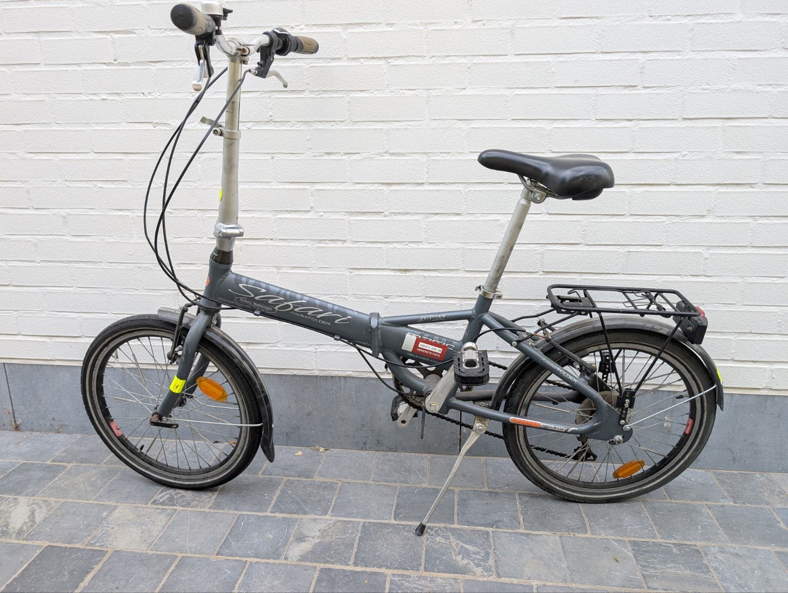 vélo pliant en aluminium, Enlèvement