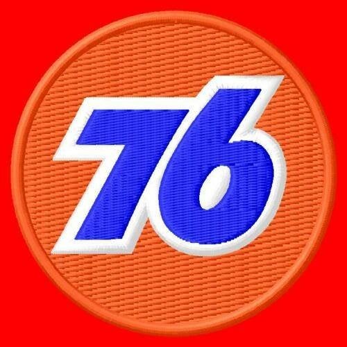 Patch Union 76 logo Gasoline - 125 x 43 mm, Ophalen of Verzenden, Nieuw