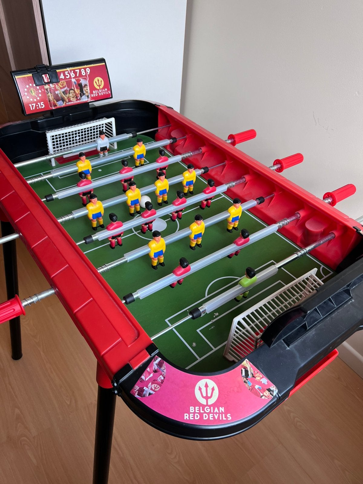 Kickertafel Rode Duivels voor kinderen, Ophalen, Gebruikt