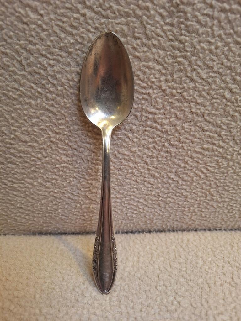 Lepel verzilverd, Antiek en Kunst, Antiek | Zilver en Goud, Ophalen of Verzenden