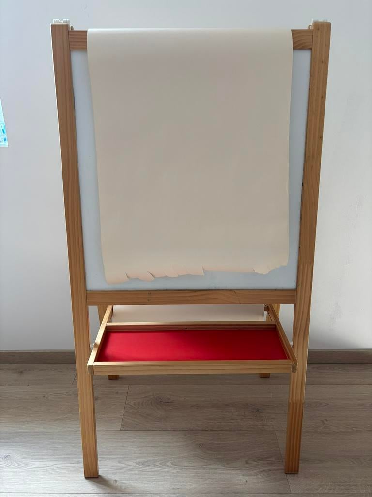 Chevalet/Assiette pour enfants blanc/noir, Enlèvement, Comme neuf, Tableau blanc