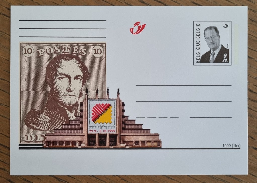 Carte Postale ** Bruphila 1999, Envoi, 1980 à nos jours, Non affranchie, Politique et Histoire