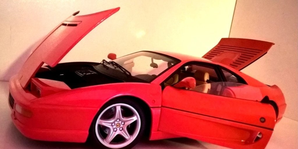 1/18 Ferrari F355 Berlinetta Rosso Corsa 1995 Elite, Enlèvement ou Envoi, Comme neuf, Voiture, Hot Wheels