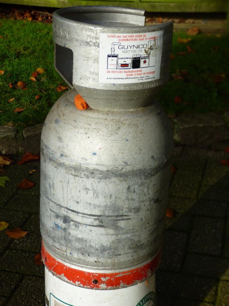 lege aluminium gasfles, Caravans en Kamperen, Kampeeraccessoires, Ophalen, Gebruikt