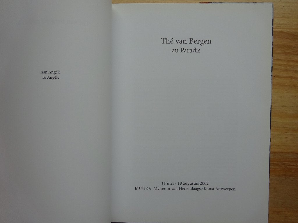 Thé Van Bergen, 2002 MUHKA Antwerpen, Enlèvement ou Envoi, Neuf, Peinture et dessin