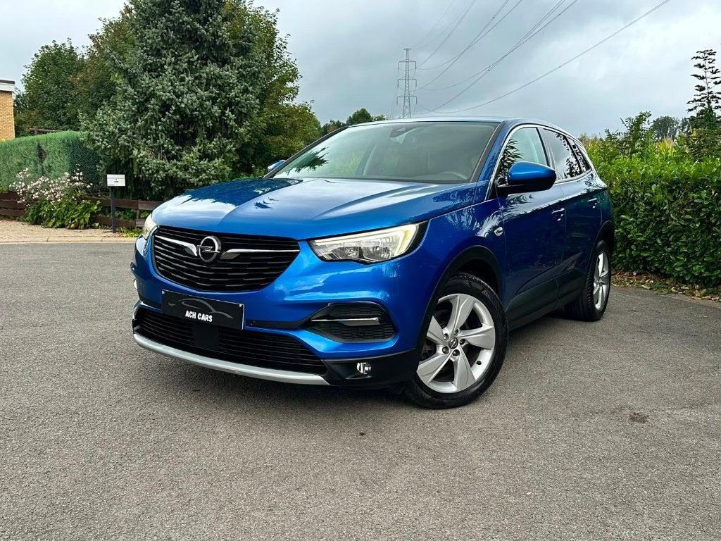 Opel Grandland X 1.5 Diesel (2019) Verwarmde/geventileerde, Auto's, Opel, Monovolume, Euro 6, 4 cilinders, Blauw