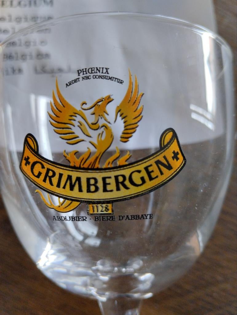 Verre de dégustation Duo (mini) 15cl de bière Grimbergen, Envoi, Utilisé, Verre ou Verres