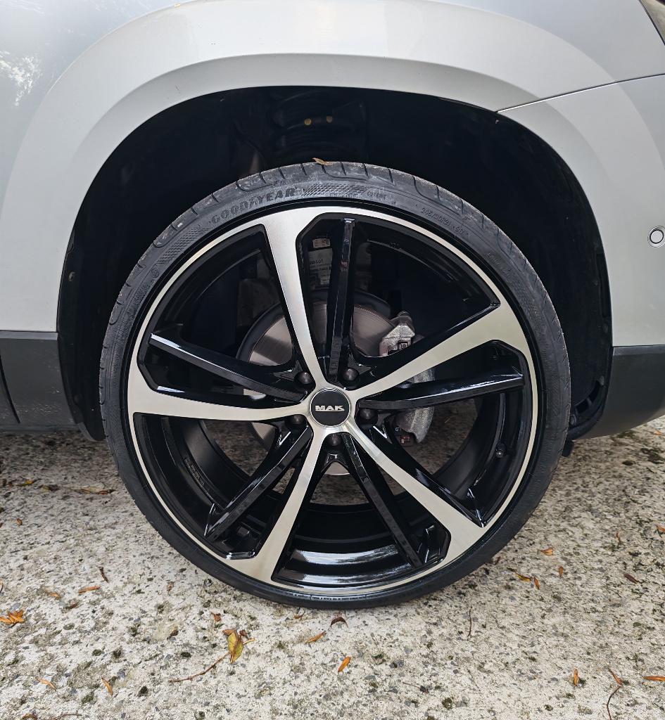 Jantes 21' en 5x112 pneus neuf Goodyear, Pneus et Jantes, 245 mm, Pneus été, 21 pouces