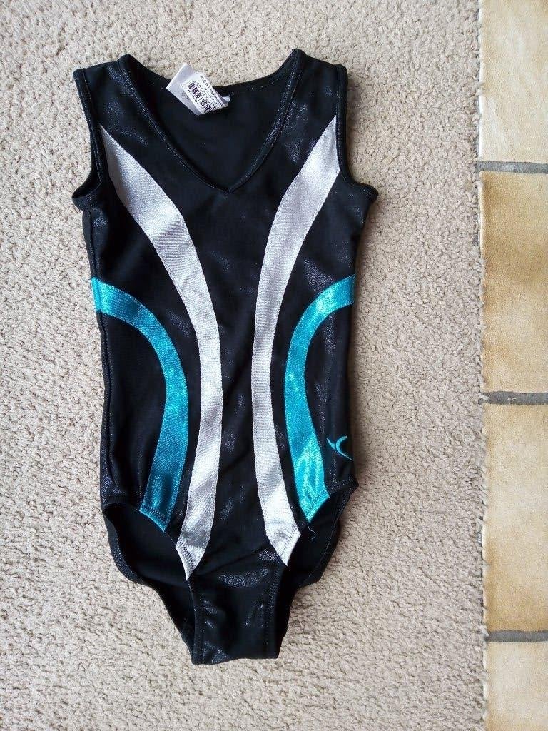 turnpakje maillot de gymnastique domyos 8 jaar 125/132cm, Sport en Fitness, Gebruikt, Blauw, Turnpak(je), Kindermaat 122 t/m 140