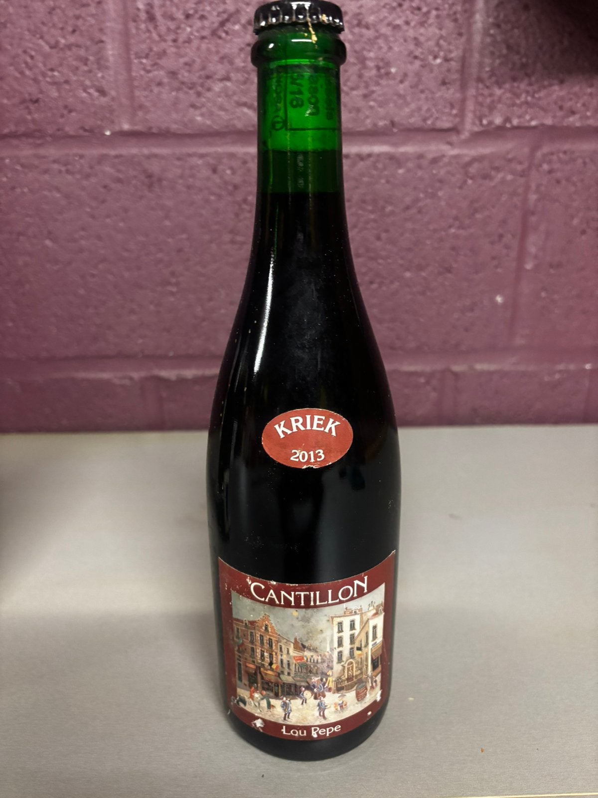Cantillon Lou pepe kriek 2013, Ophalen, Zo goed als nieuw