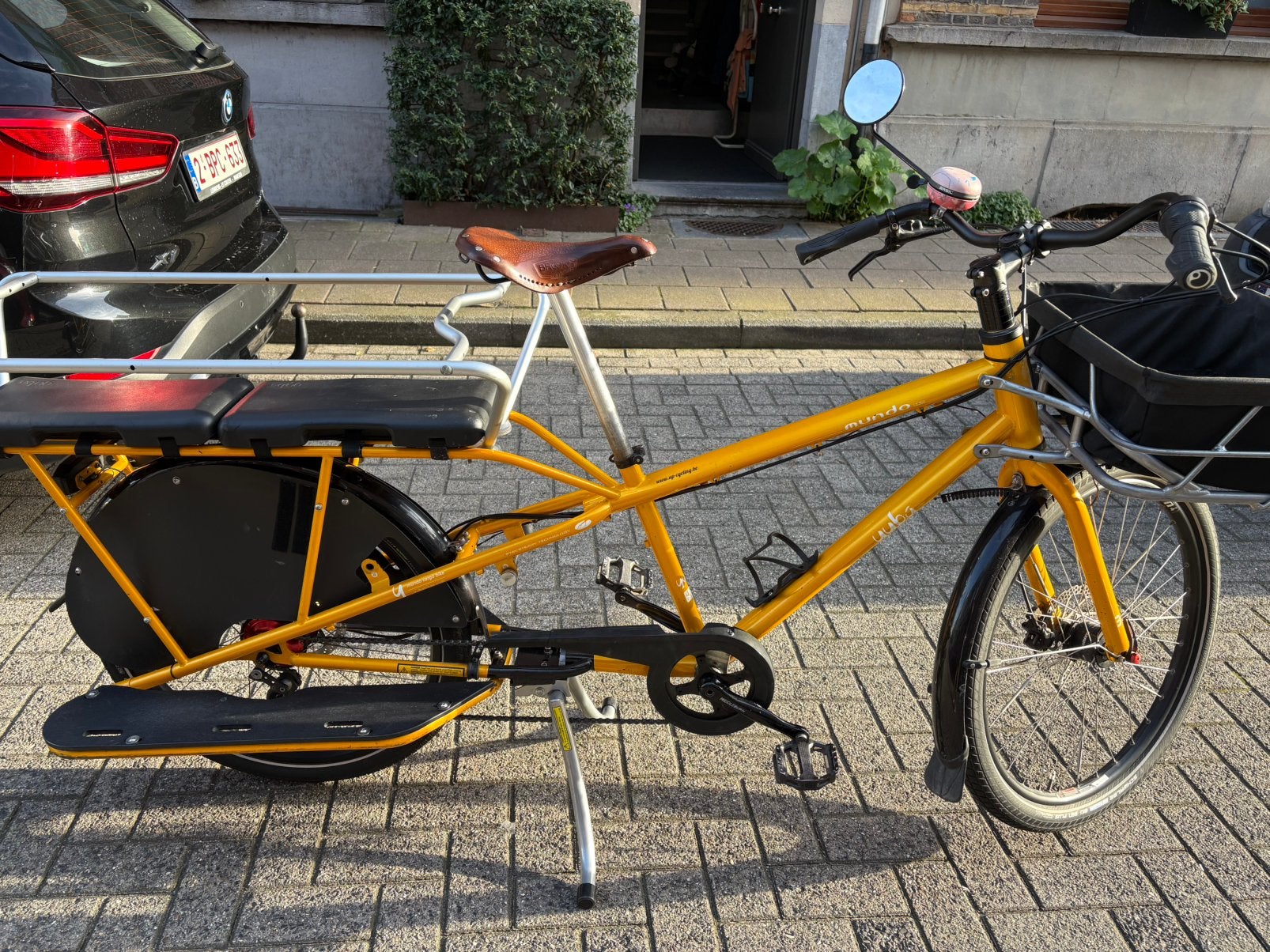 Yuba Mundo V5 Lux - Longtail - Rohloff, Ophalen, Gebruikt, Schijfrem, 3 kinderen