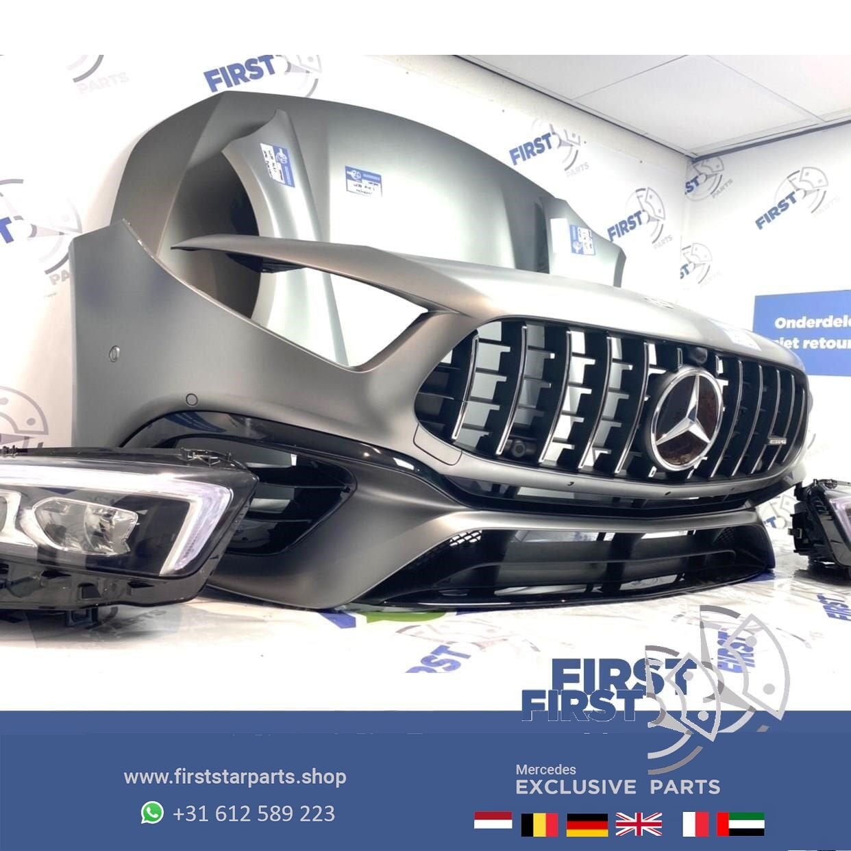 W177 V177 A45S A45 A KLASSE AMG VOORKOP GT 2018-2022 GRIJS M, Arrière, Utilisé, -, -