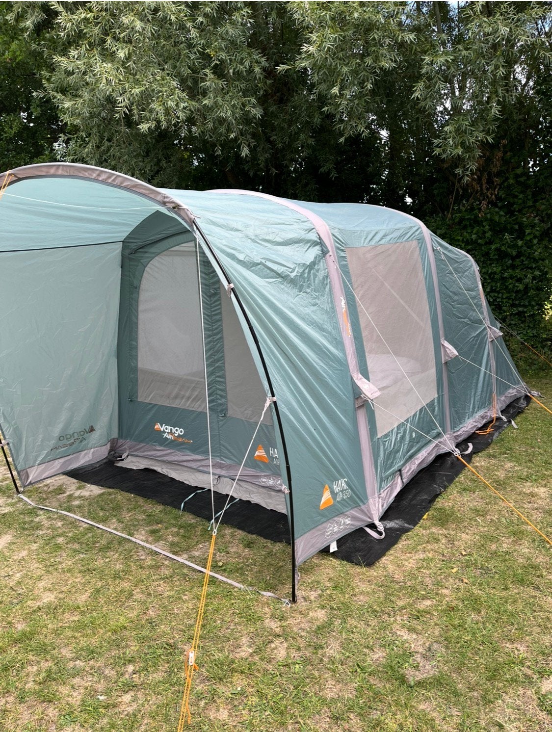 Mooie opblaasbare kampeertent Vango Harris Air 350, Caravans en Kamperen, Ophalen, Zo goed als nieuw