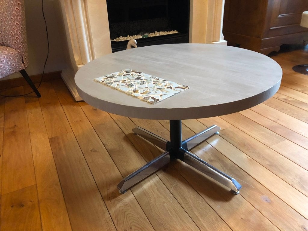 salontafel jaren 60, Ophalen