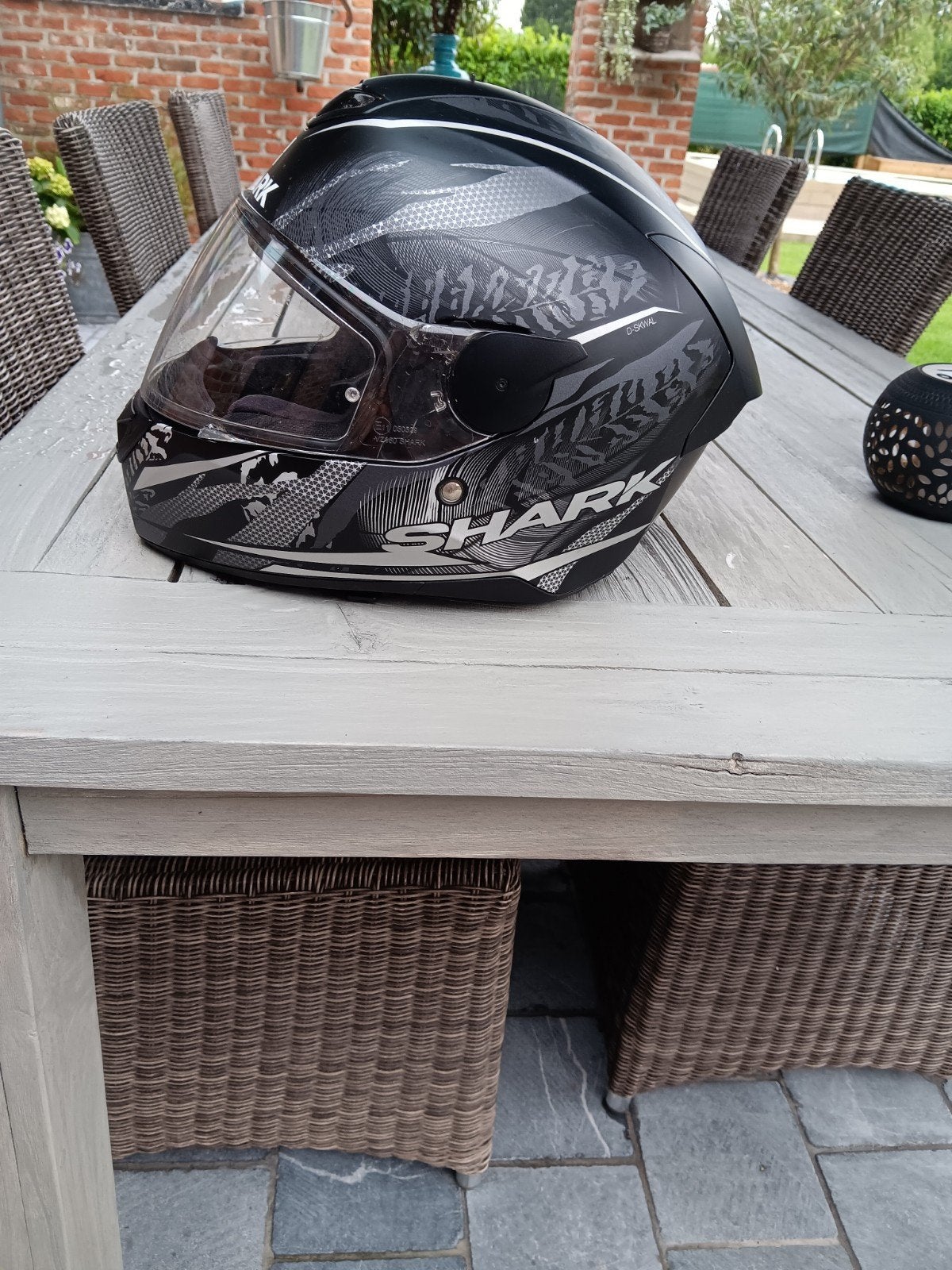 moto helm shark M, Motoren, Ophalen, M, Shark