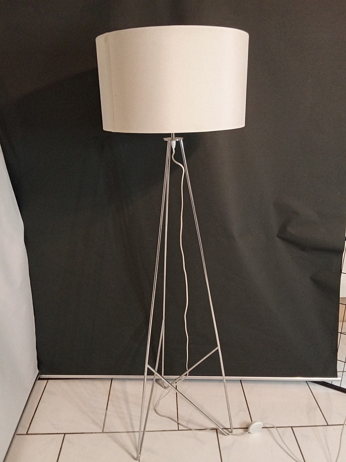 lampe sur pied, Ophalen, Zo goed als nieuw, Metaal, E27 (groot)