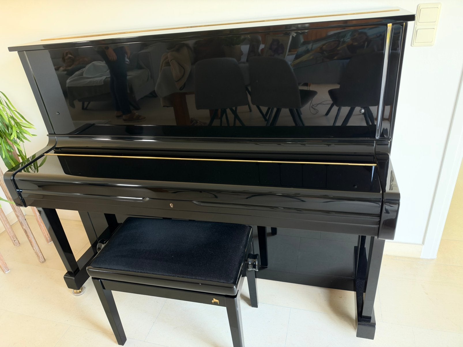 Piano Yamaha U1, Ophalen, Piano