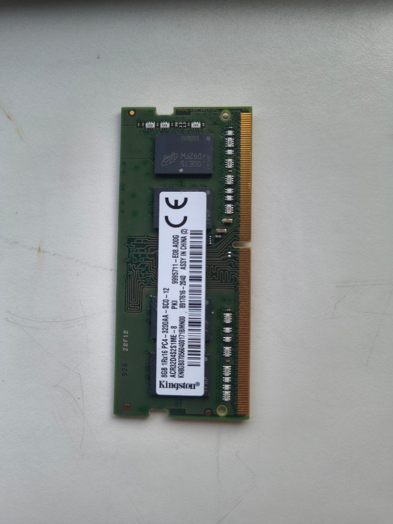 Kingston 8GB DDR4-3200 SO-DIMM RAM – Laptop / Mini PC, Informatique & Logiciels, DDR4, 8 GB, Comme neuf, Enlèvement