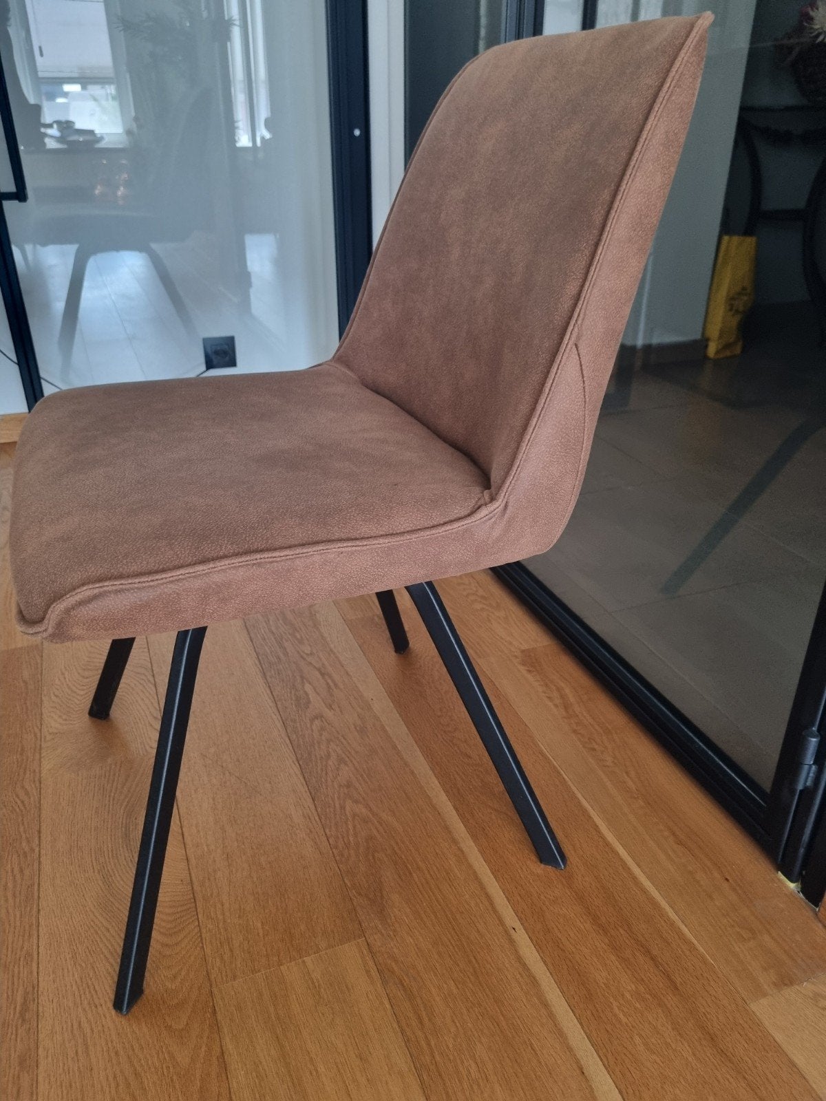 Chaises, Modern, landelijk, Comme neuf, Enlèvement, Quatre