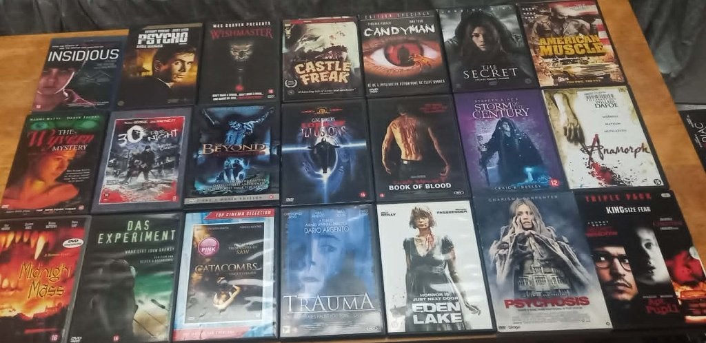 dvd s horror, Cd's en Dvd's, Ophalen of Verzenden, Gebruikt