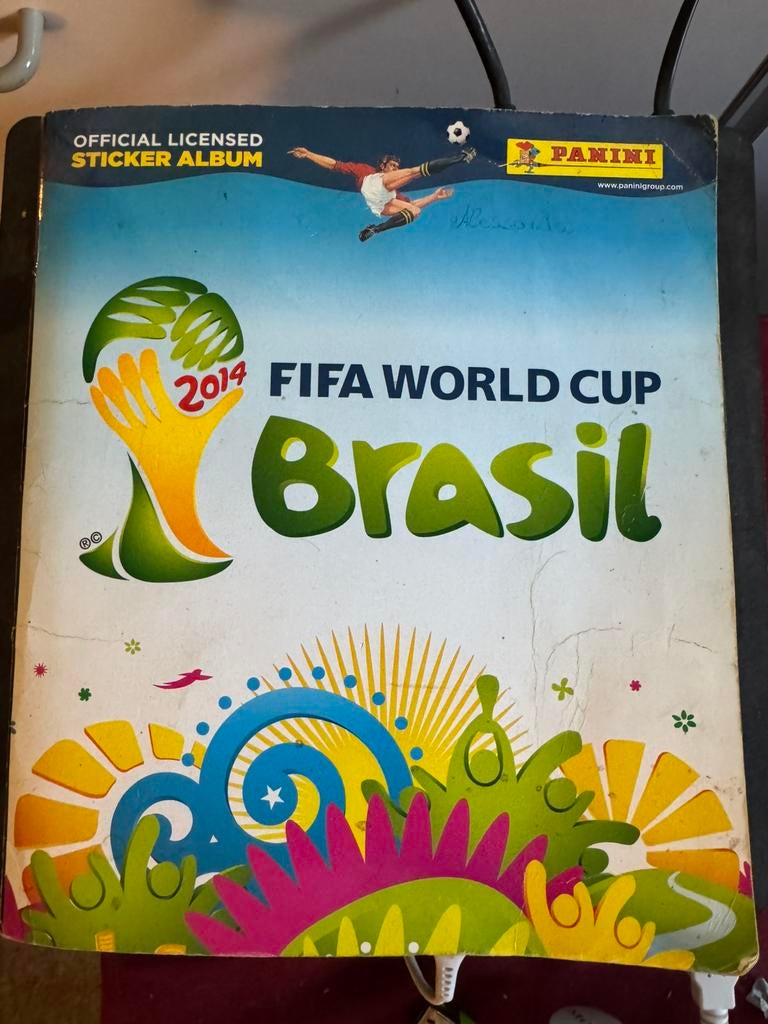 Carnet d'autocollants Panini World Cup 2014