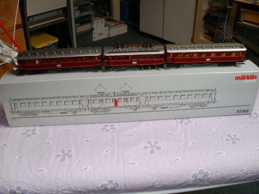 Marklin Ho E Lokomotief Digitaal no 37265/ET87 met ovp., Wisselstroom, Locomotief, Nieuw, Ophalen of Verzenden