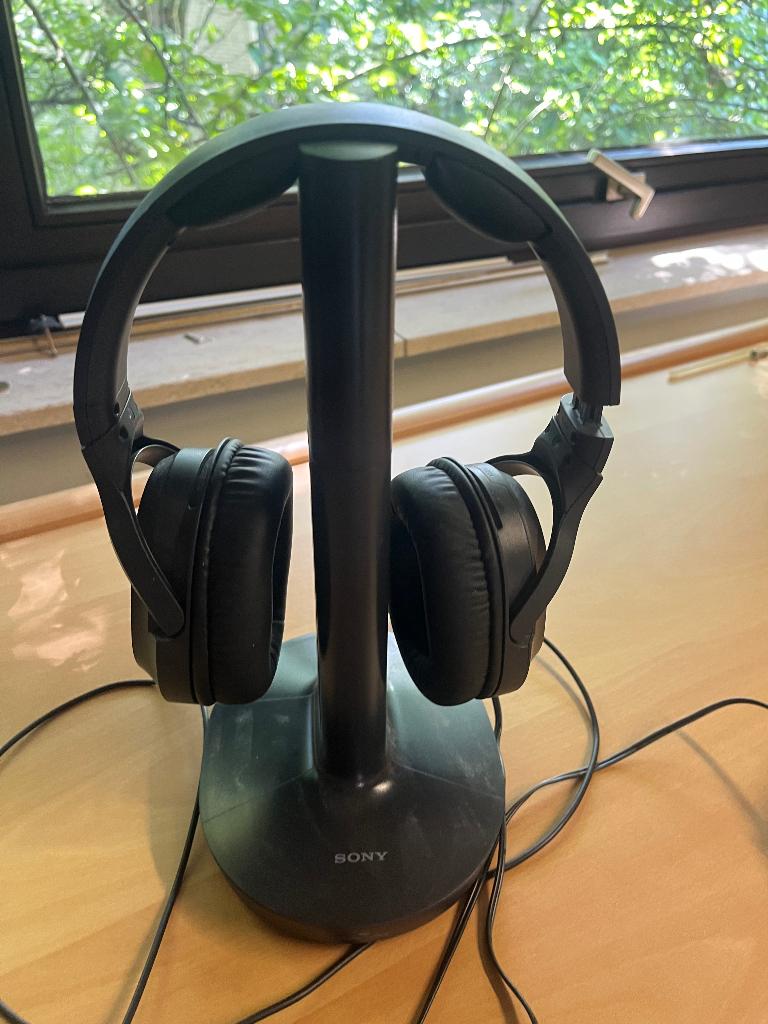 Draadloze koptelefoon Sony met station, Audio, Tv en Foto, Hoofdtelefoons, Ophalen, Sony, Draadloos